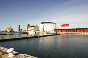 Inre hamnen vintertid. Foto: Linda Dahlström