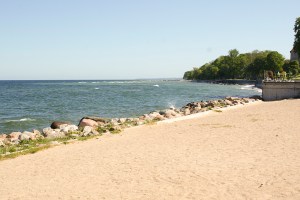 Intill Kallbadhuset. Foto: Linda Dahlström