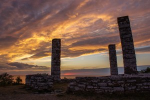 Tidigare avrättningsplats på Galgberget i Visby. Foto: Linda Dahlström