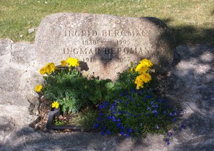 Ingrid och Ingmar Bergmans grav. Foto: Linda Dahlström