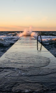 Bryggan vid Kallbadhuset. Foto: Linda Dahlström