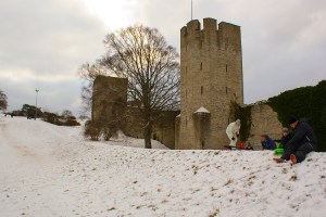 Pulkaåkning i Nordergravar. Foto: Linda Dahlström